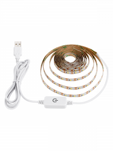 Огонек OG-LDL10 Белая 5050 светодиодная лента 0,3м (USB)